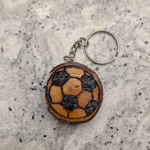 Soccer Ball Keychain