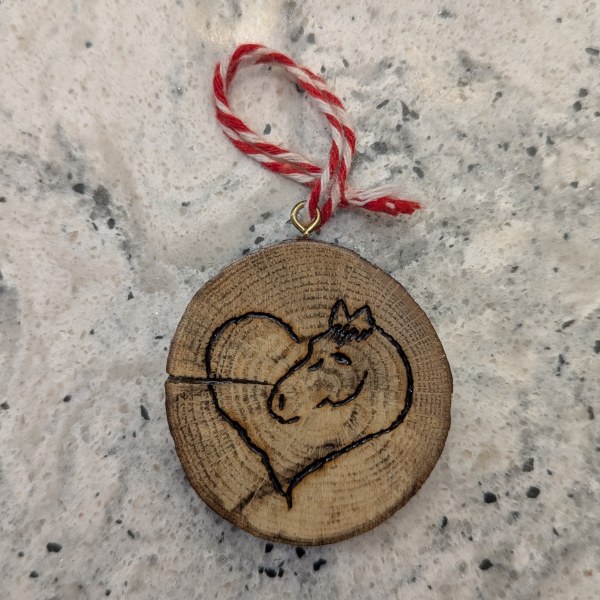 Horse Heart Ornament