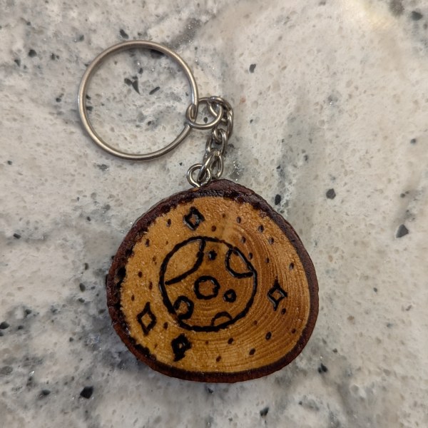 Space (Moon and Stars) keychain